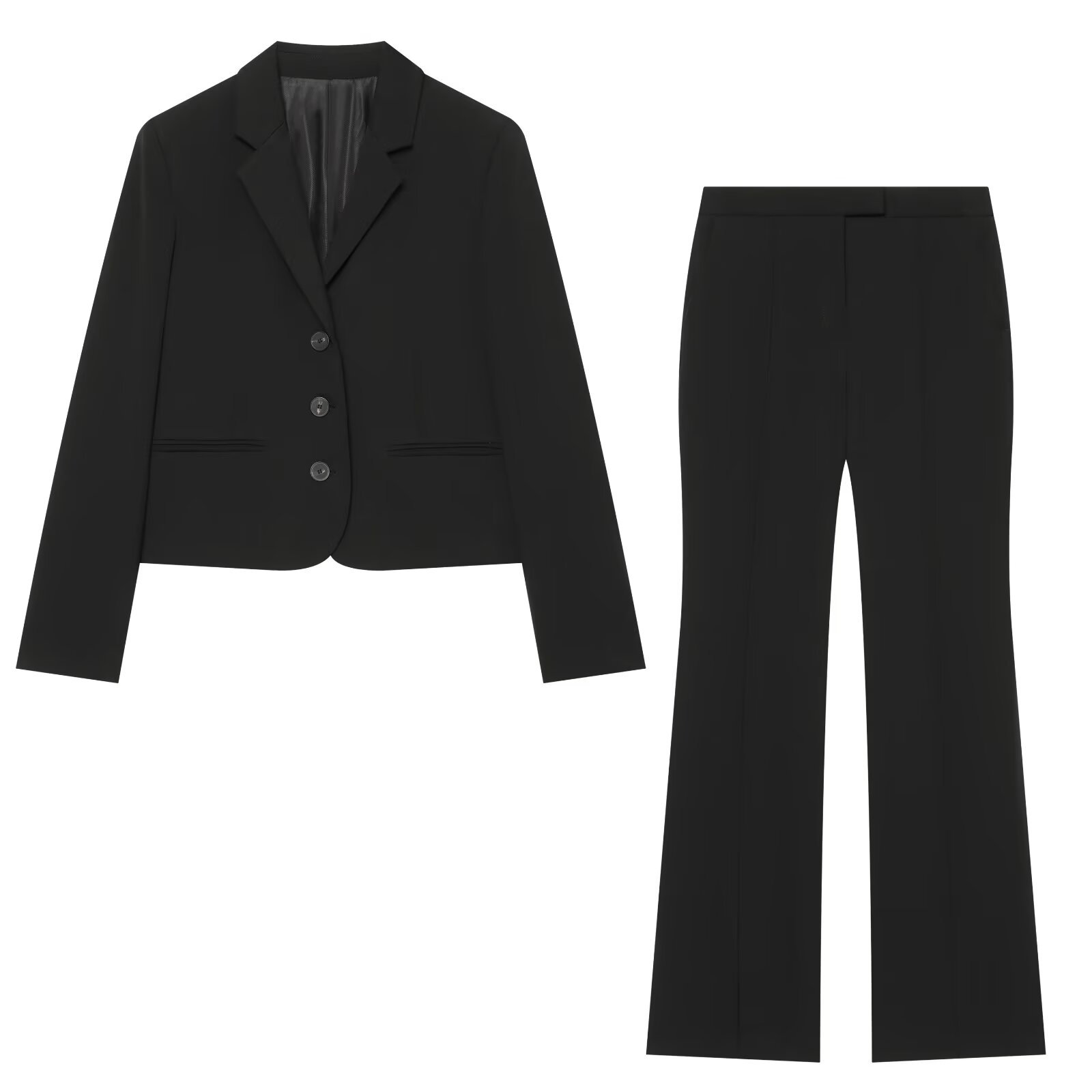 Men Formal Wear All Black - بدلة رسمية سوداء للنساء مكونة من