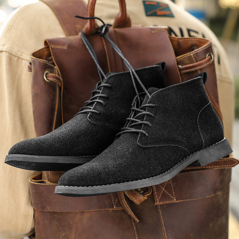 أحذية تشيلسي بنية اللون على ال - مراجعة Men Formal Wear With Boots وسعره