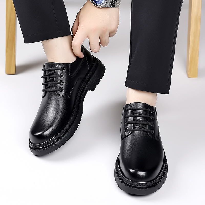 أحذية رجالية جلدية مريحة للارت - مراجعة Formal Men Daily Wear Footwear وسعره
