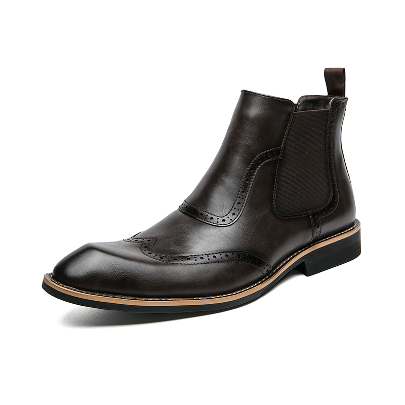 أحذية تشيلسي الناعمة للرجال ،  - مراجعة Men Formal Wear With Boots وسعره