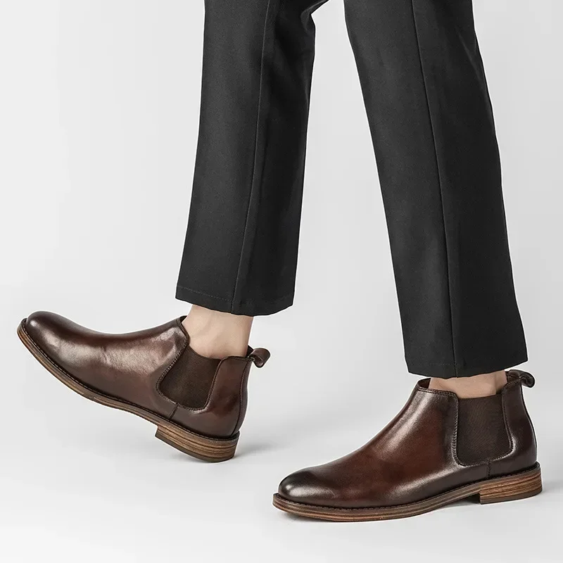 رجال الأعمال فساتين راقية الأح - مراجعة Men Formal Wear With Boots وسعره