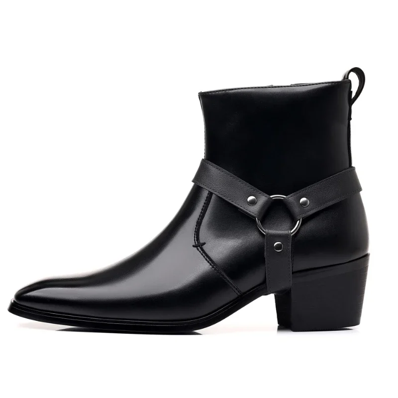 أحذية رجالية مصمم أزياء تشيلسي - مراجعة Men Formal Wear With Boots وسعره